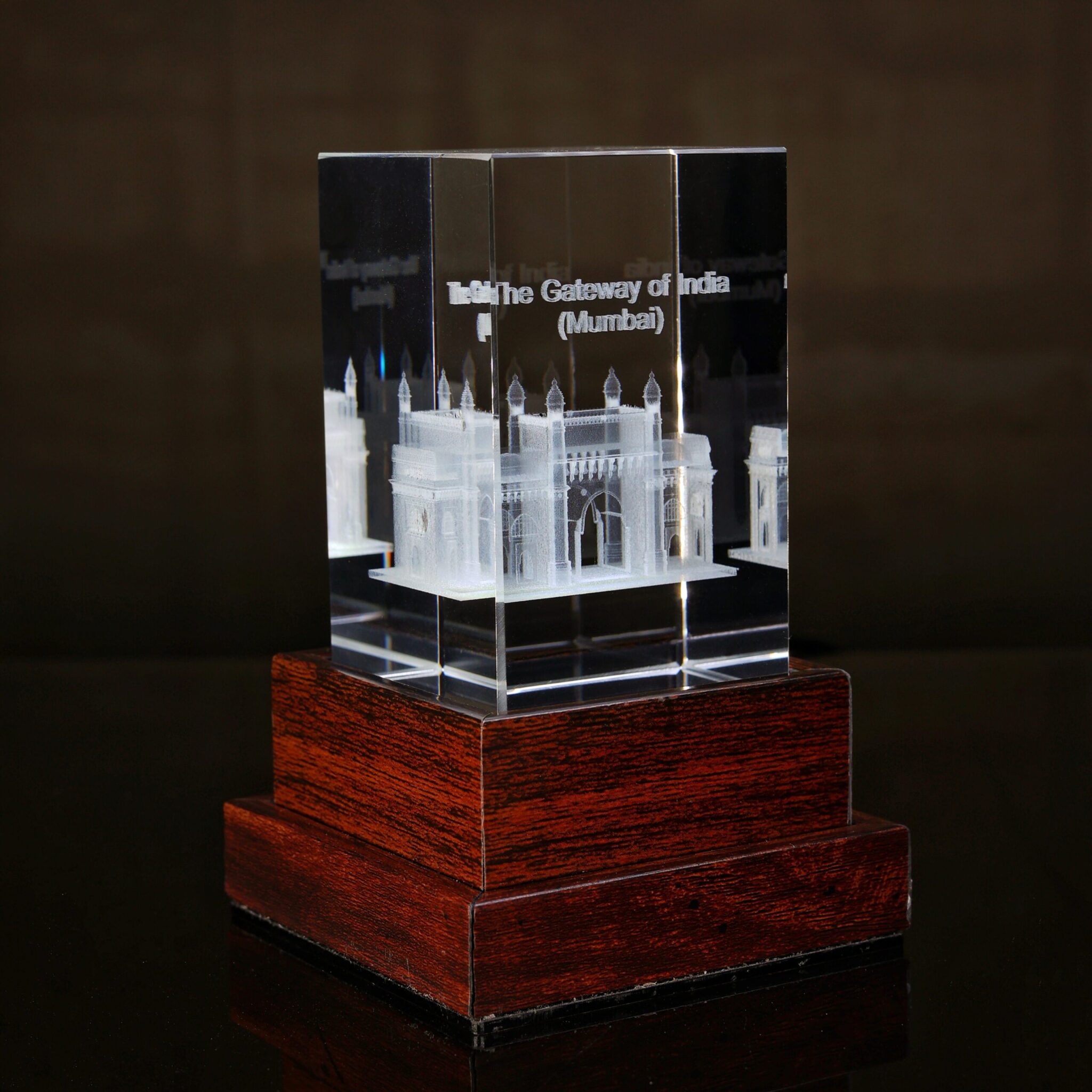 Employee appreciation with Crystal Cube 3D corporate gifts