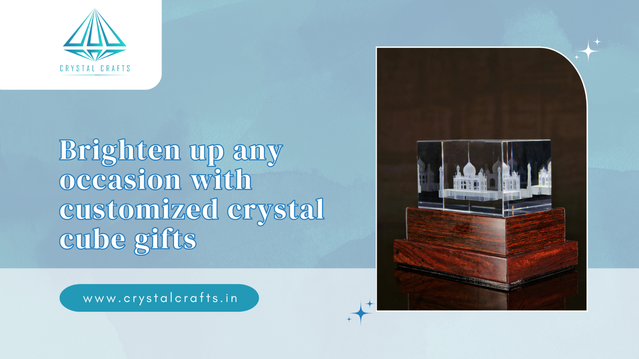 Brighten Up Any Occasion With Customized Crystal Cube Gifts